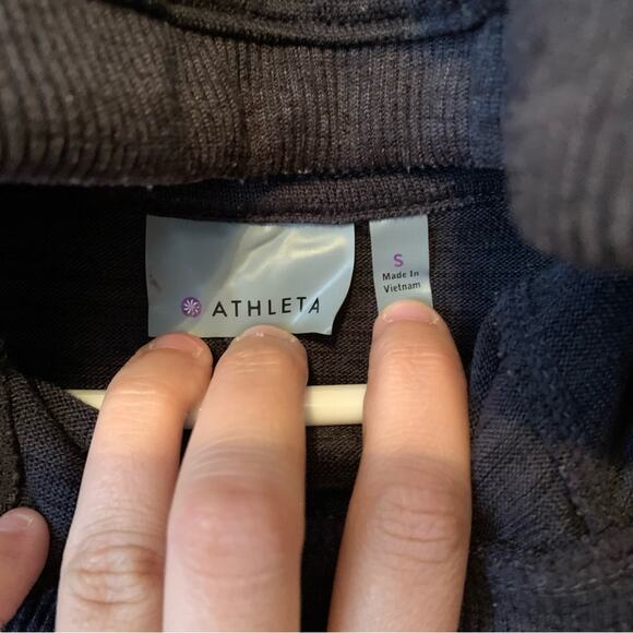 Athleta Techie Sweat Blissful Hoodie Poncho 721575 - Picture 4 of 7